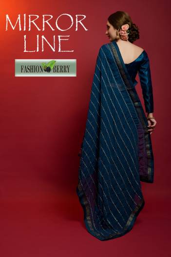 MIRROR LINE BY FASHION BERRY GEORGETTE SAREE MANUFACTURER IN INDIA